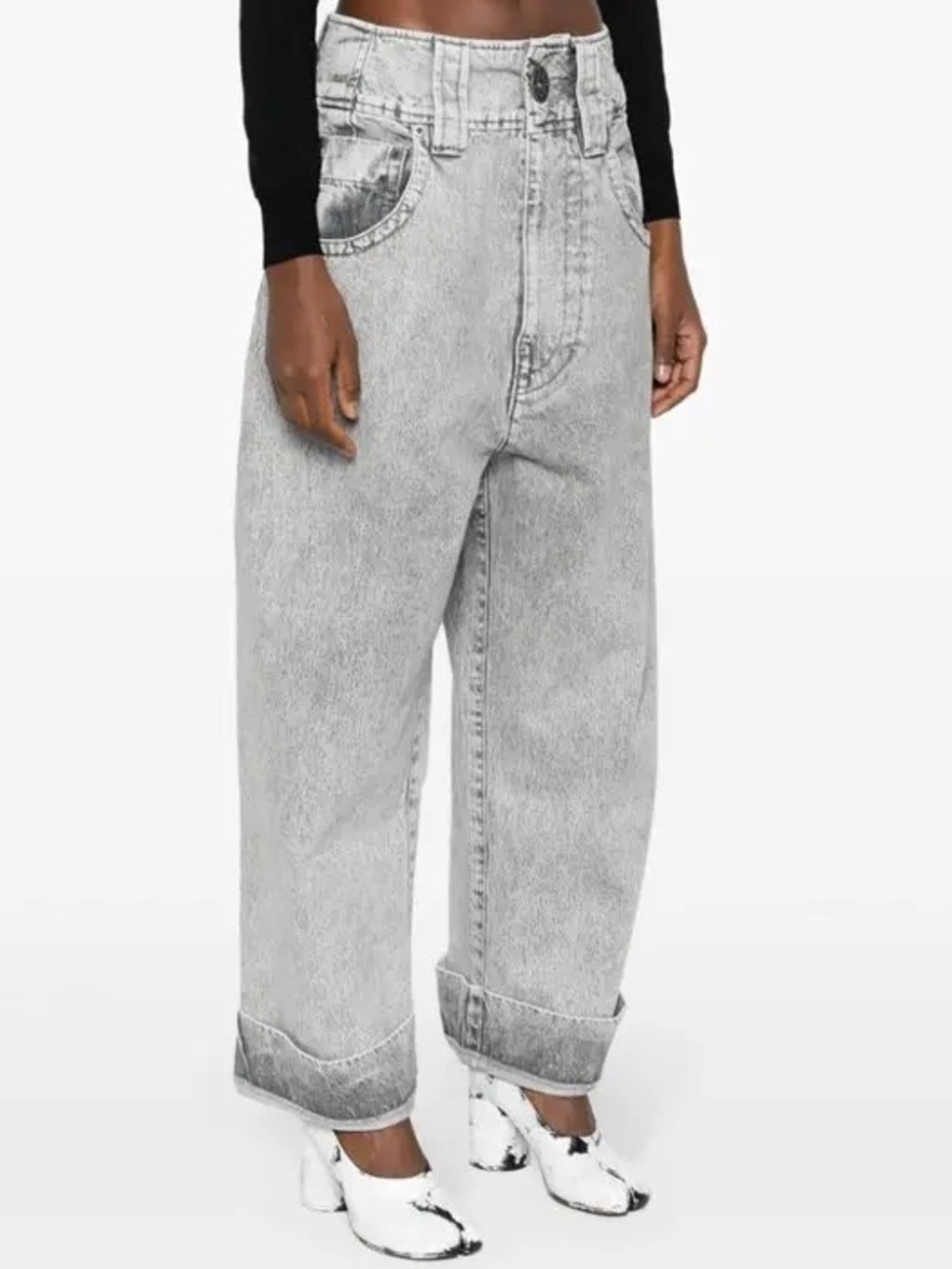 VAQUERA Baby Jeans- Wide Leg, Gray